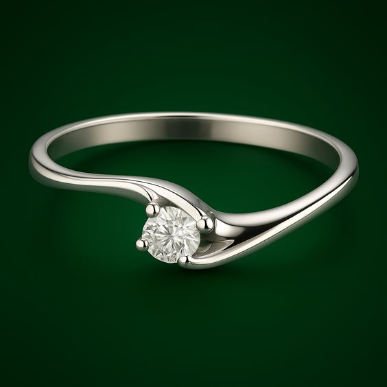 Anello Namuri Donna Basic in Oro bianco Diamante 0.02 Ct SB2525-02 - SB2525-02